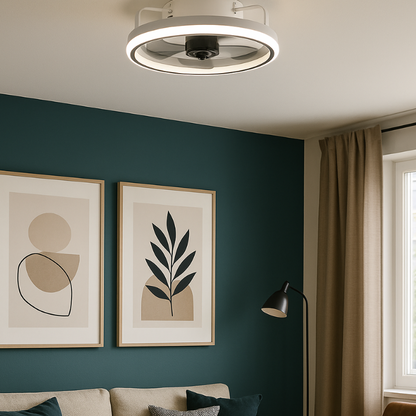 FanLamp Pro - Smart Home LED Integrated Fan Light With Remote & App